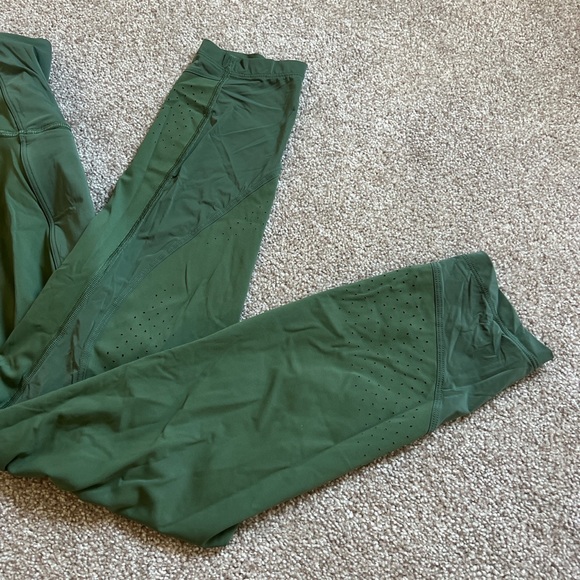 Green LuluLemon Leggings - Picture 2 of 7